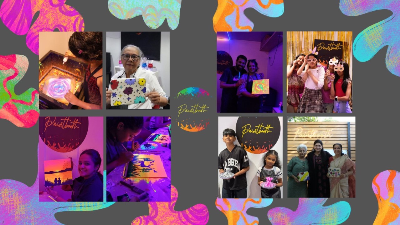 Spin Art at Paintbooth Studio