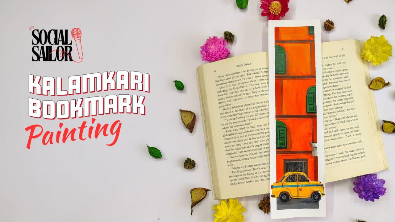 Kalamkari Bookmark Painting | Bengaluru