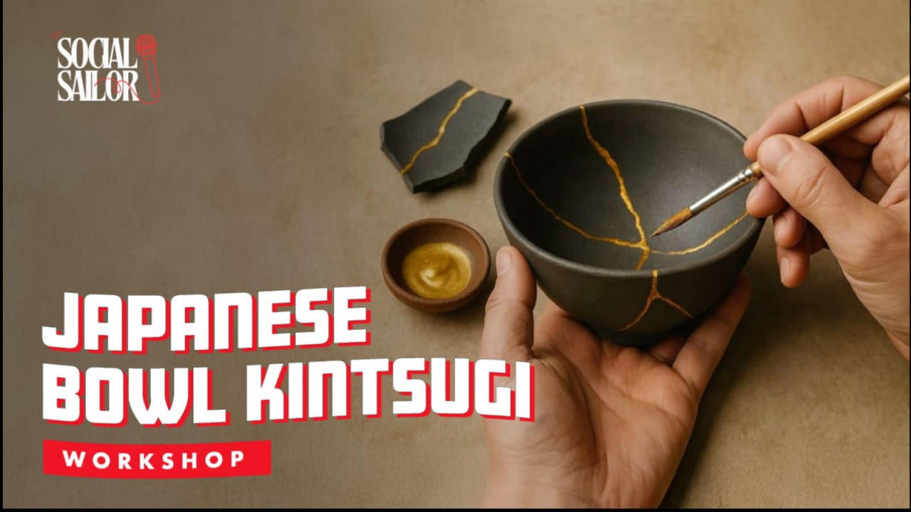 Japanese Kintsugi Bowl | Pizza Express Pune