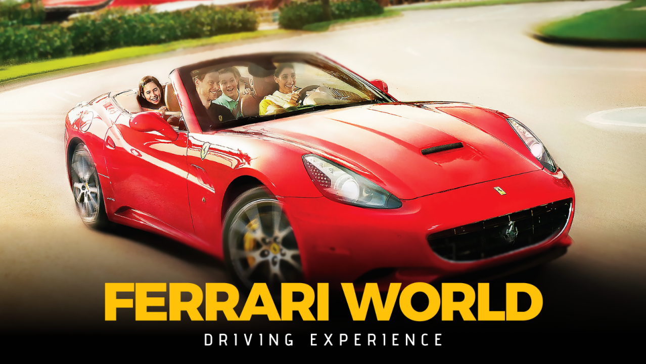 Ferrari World General Admission + Driving Experience Package