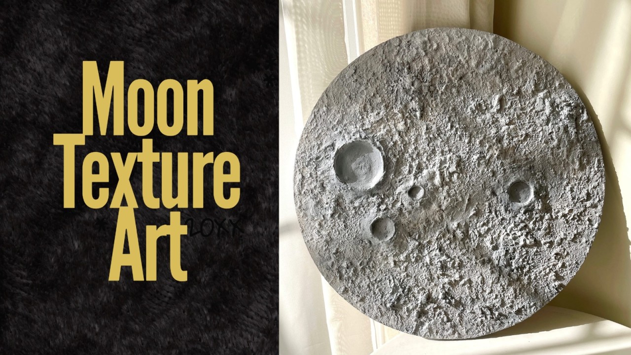 Moon Texture Art