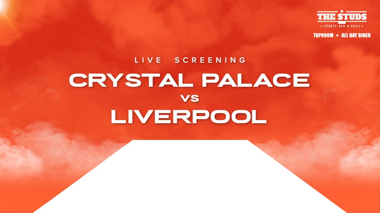 Crystal Palace vs Liverpool match LIVE at The Studs