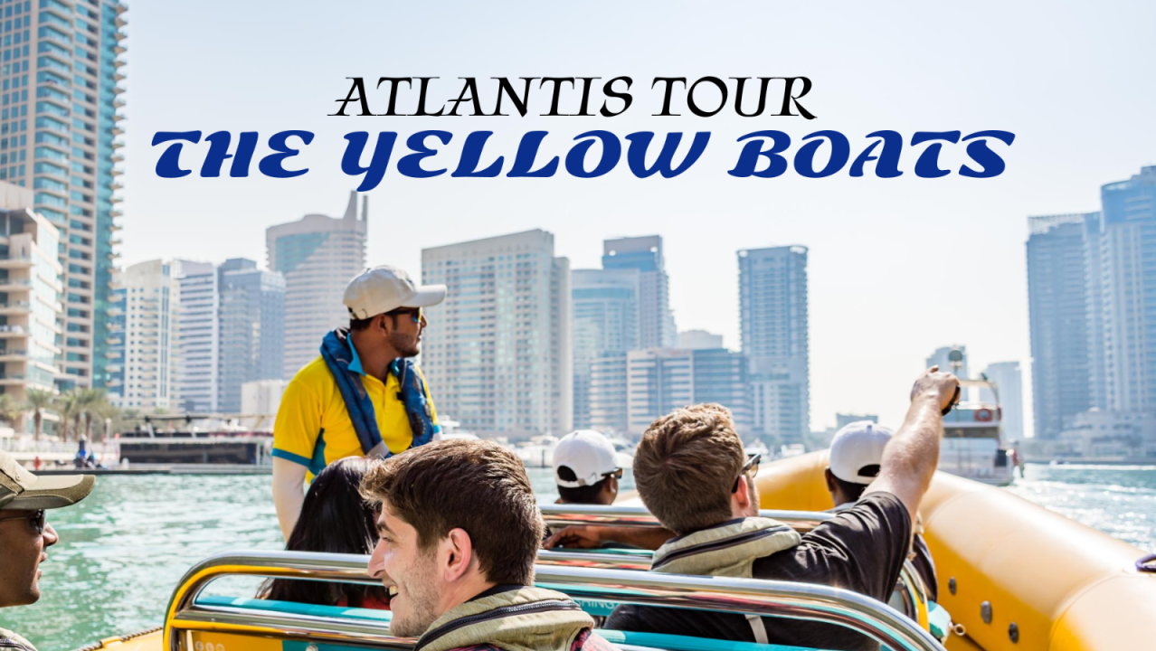 The Yellow Boats 75 Minutes – Atlantis Tour (Summer Offer: 1 Free Child per Adult until 31Aug)