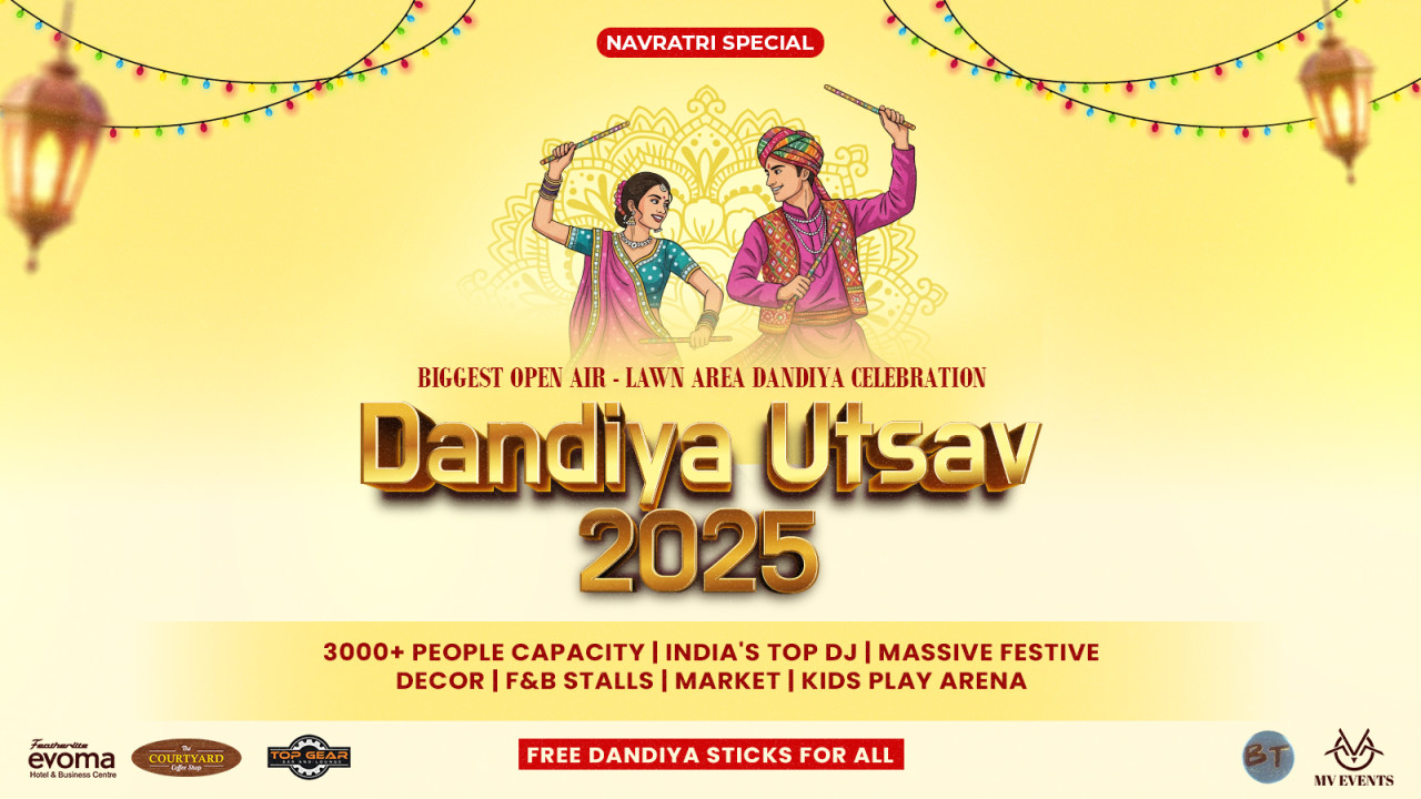 Biggest Open Air - Lawn Area Dandiya Utsav 2025