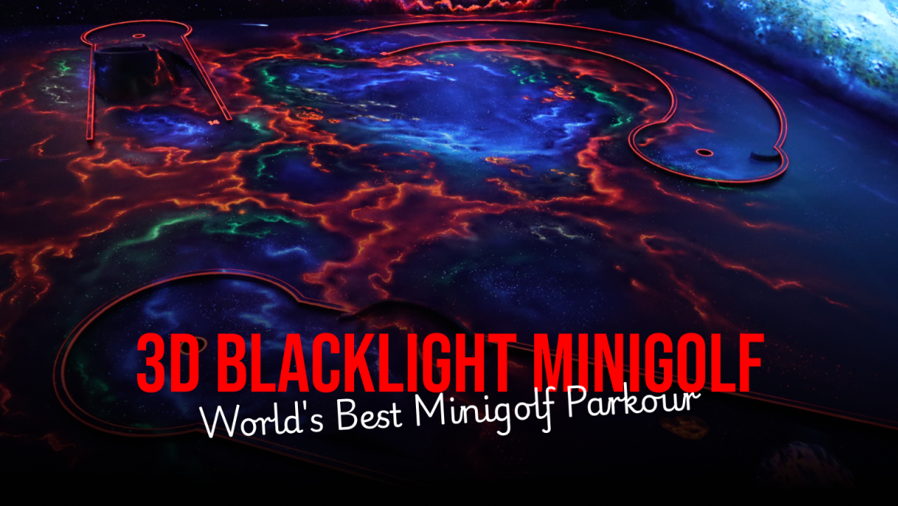 3D Blacklight Minigolf