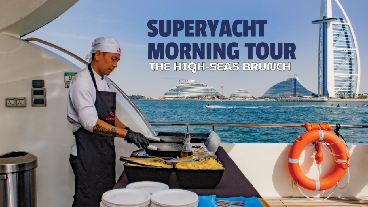 Superyacht Brunch Shared Tour