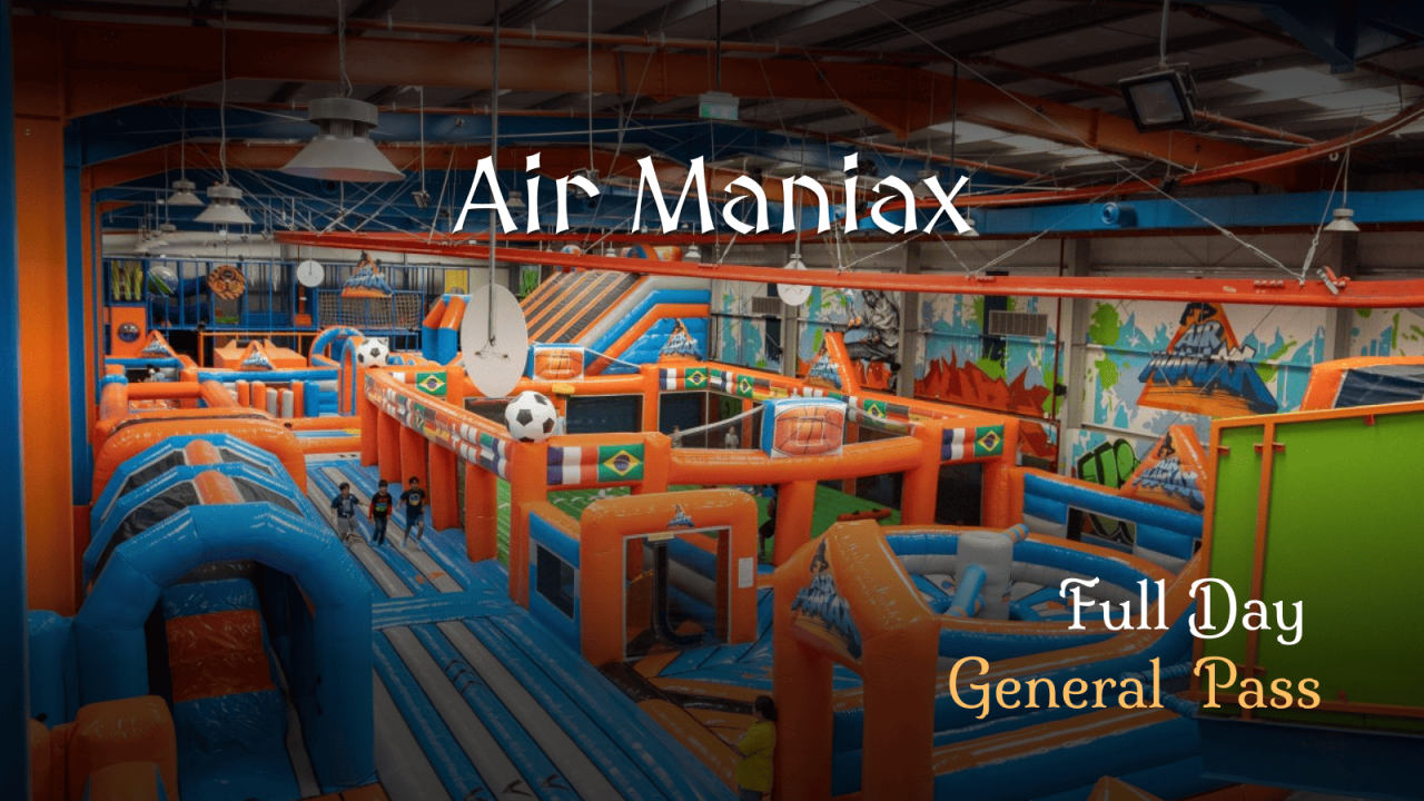 Air Maniax - Full Day General Pass (Al Quoz location)