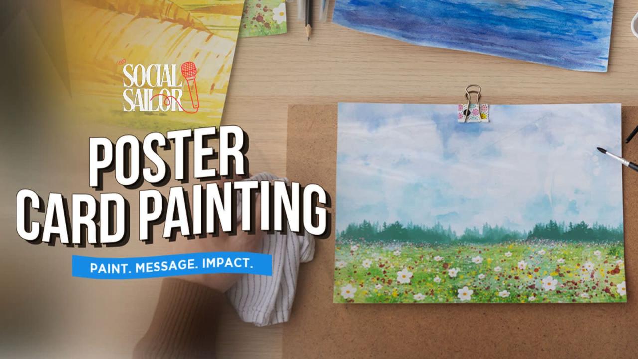Poster Card Painting Date | Delhi