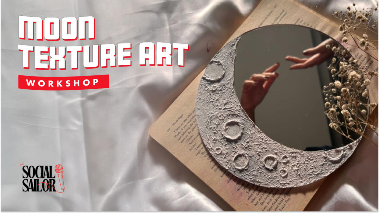 Moon Texture Art Workshop - Delhi NCR