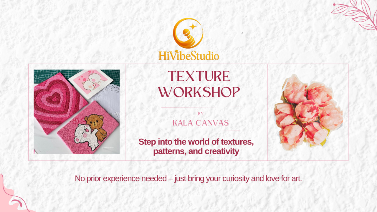 Texture Art Workshop - SocialX Cafe | Hyderabad