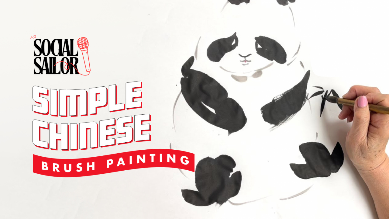 Simple Chinese Brush Painting | Bangalore