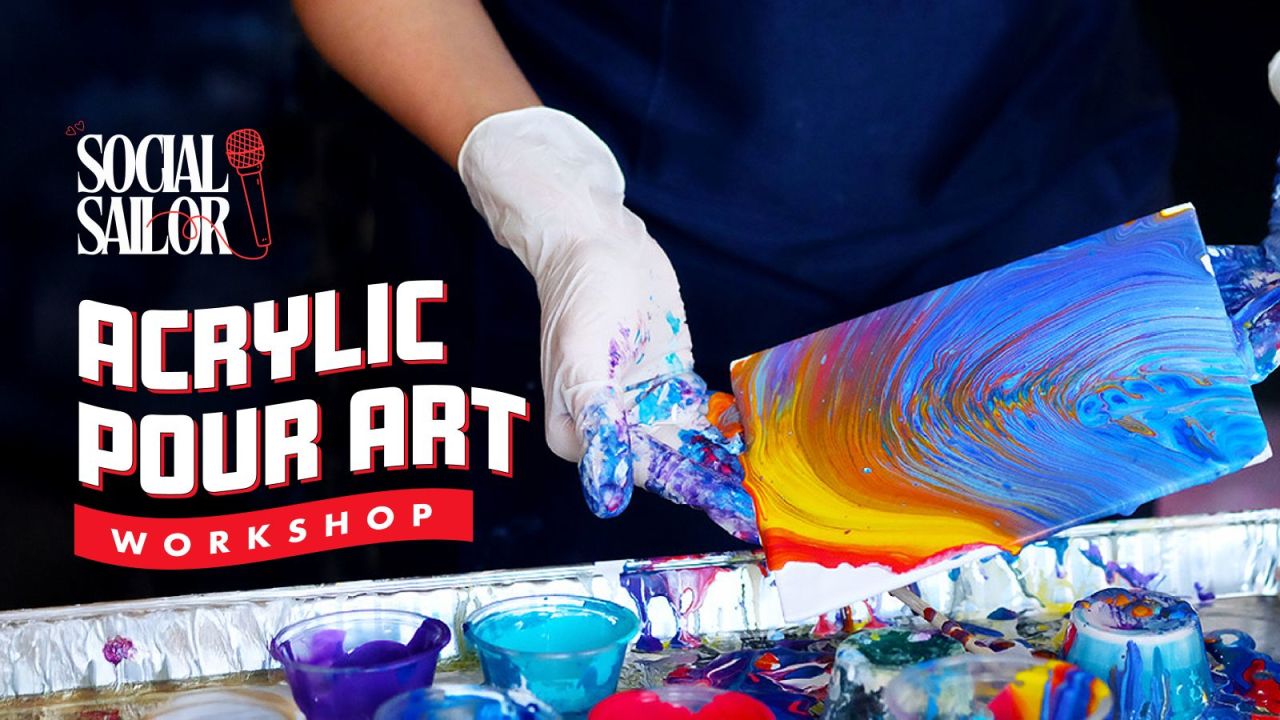 Acrylic Pour Workshop | Bangalore