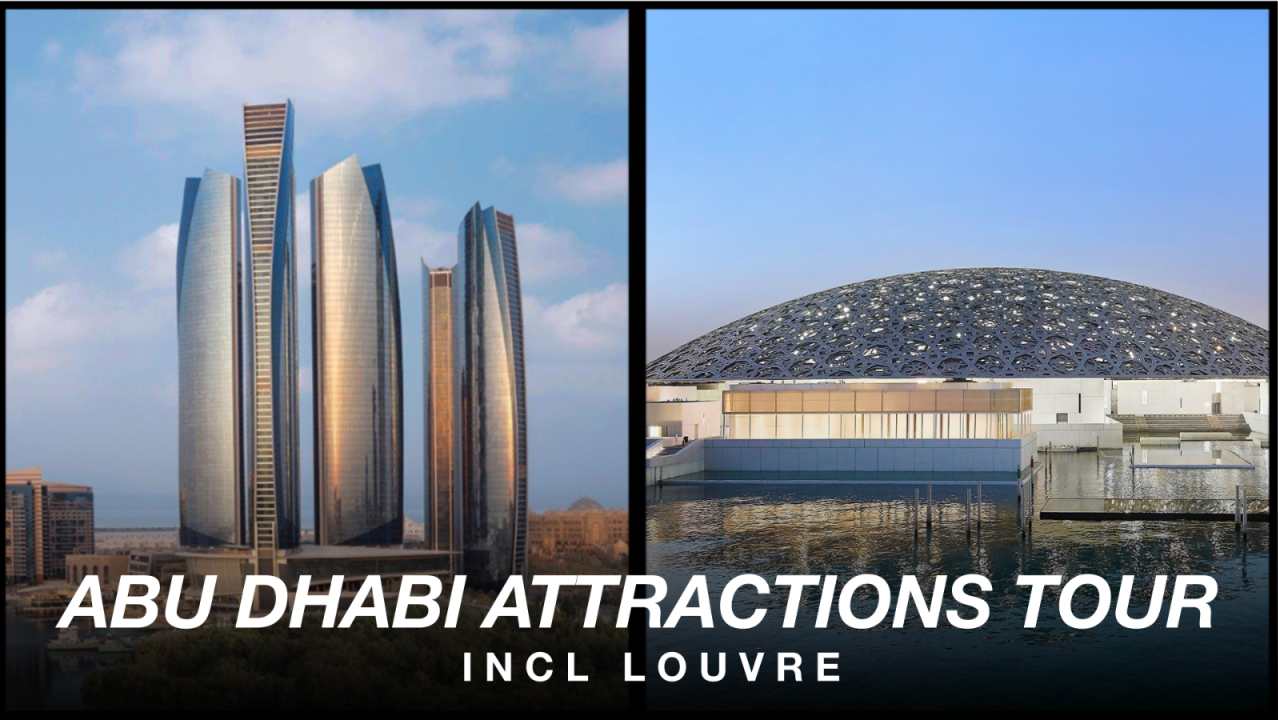 AA - Abu Dhabi Attractions Tour incl Louvre (Shared) - English Language
