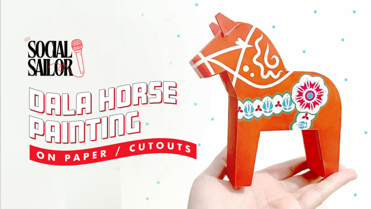 Swedish Dala Horse Painting Workshop | Hyderabad