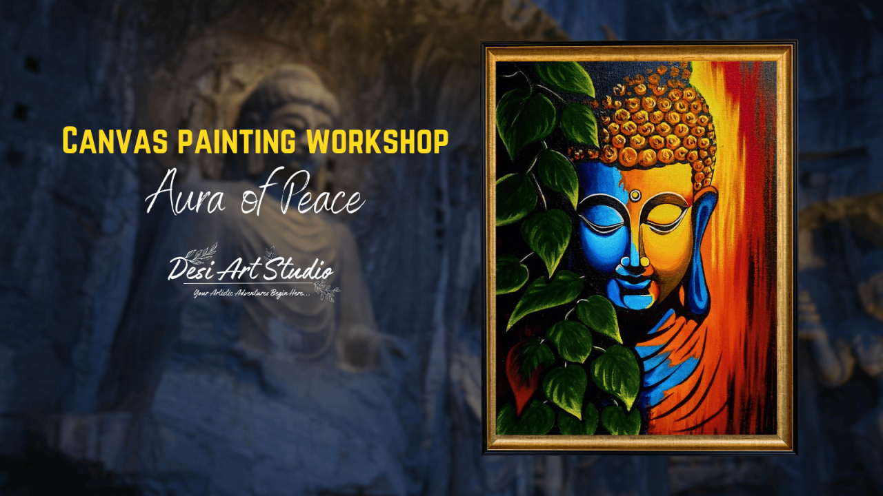 Canvas Painting Workshop - Desi Art Studio