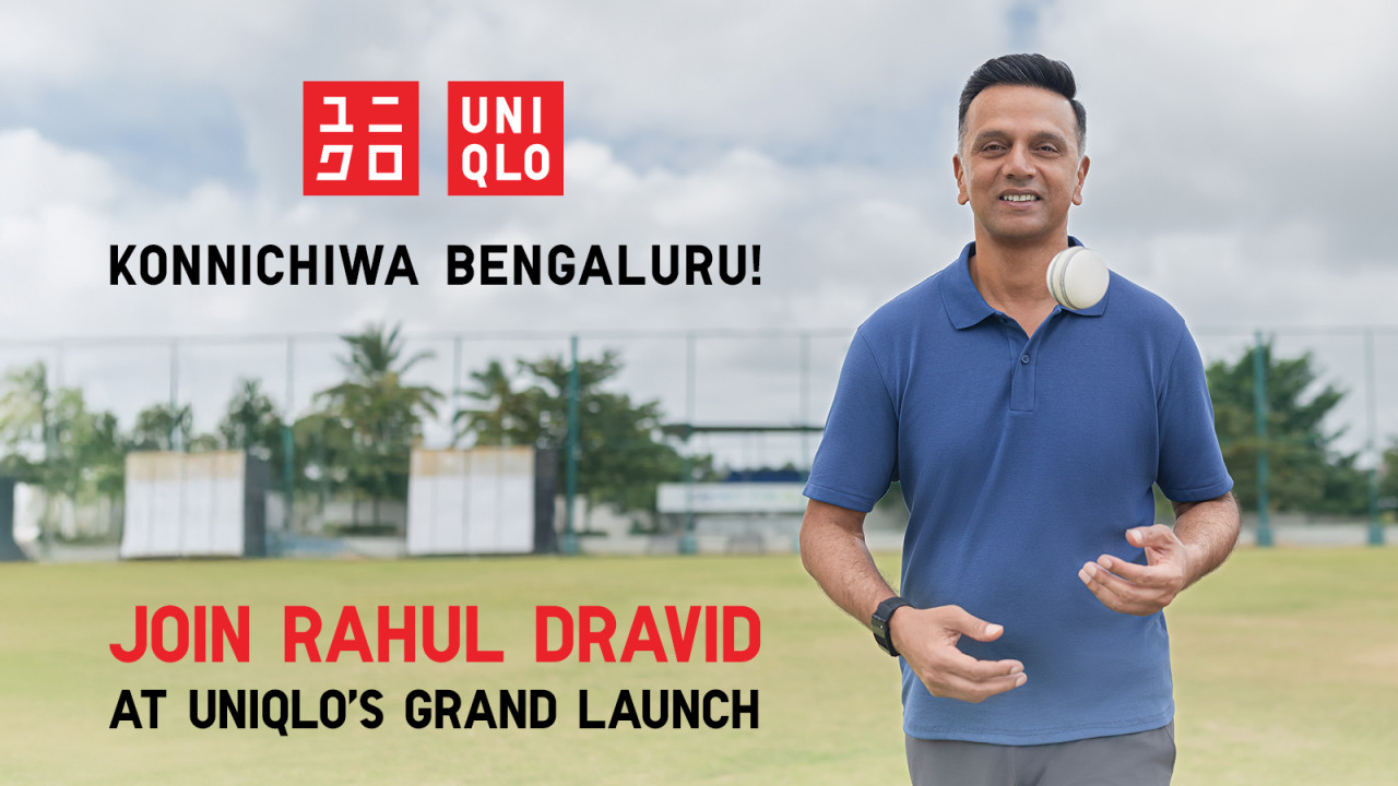 Uniqlo Bengaluru Launch with Rahul Dravid