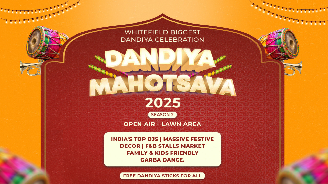 Whitefield Biggest Dandiya Mahotsava 2025 - Open Air Lawn Area