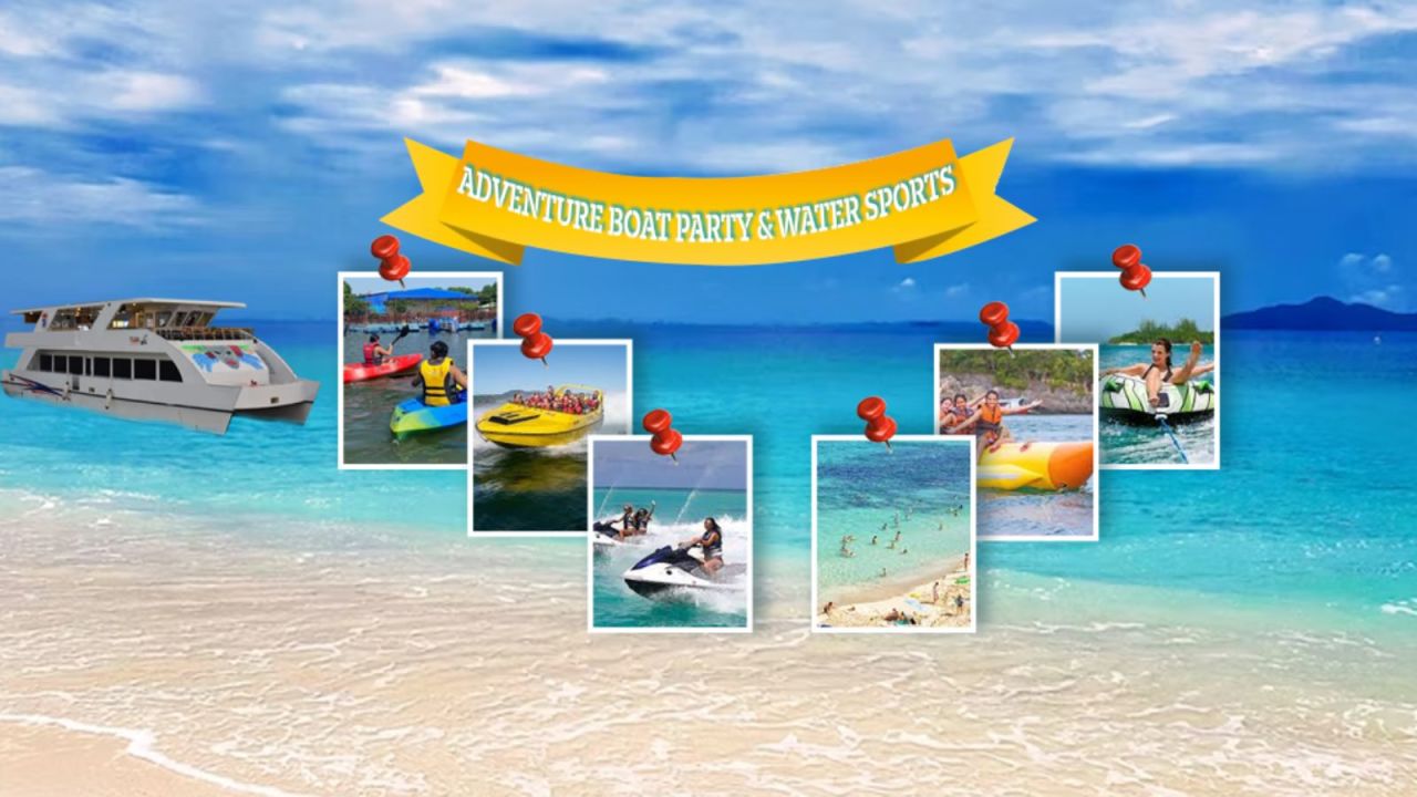 Watersports in Goa and Lunch Cruise Party
