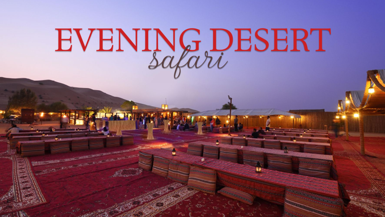 Evening Desert Safari in Abu Dhabi With Dinner on Sharing Basis