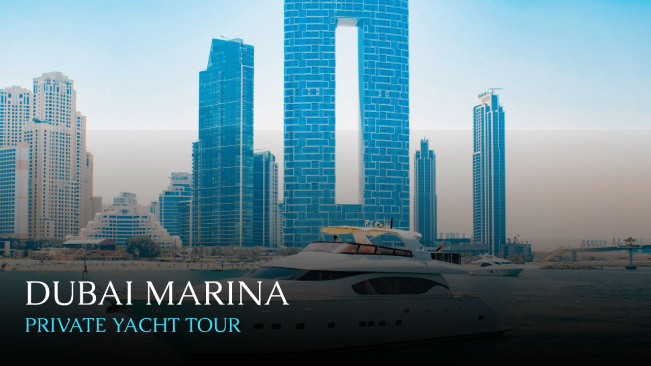 Dubai Marina - Private Yacht Tour up to 30 Guests - 3 hours