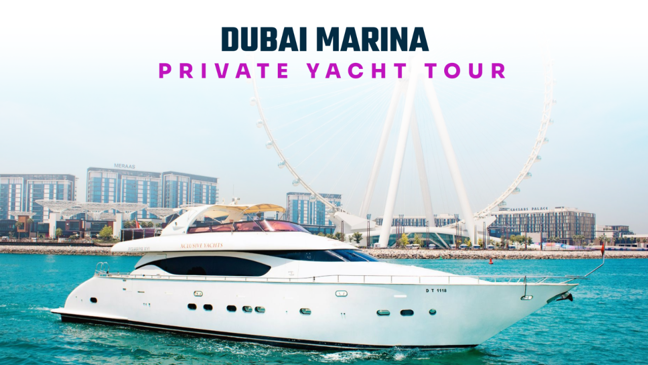 Dubai Marina - Private Yacht Tour up to 30 Guests - 2 hours