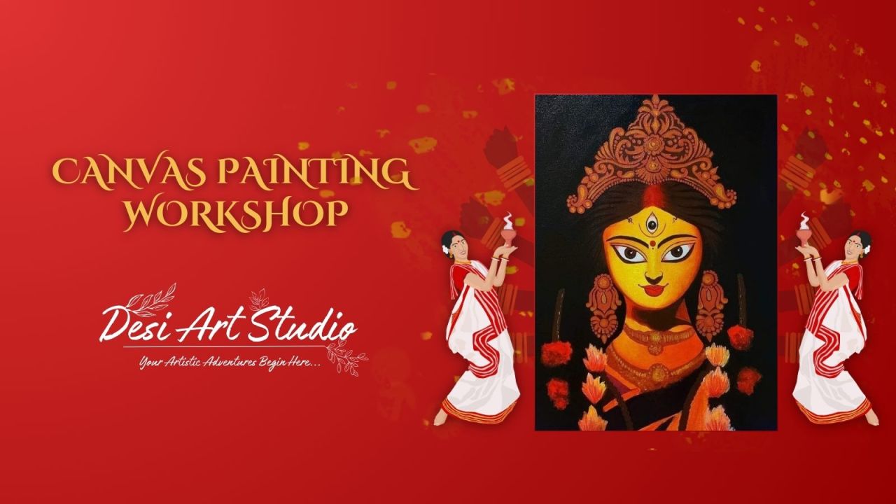 Canvas Painting Workshop | Desi Art Studio
