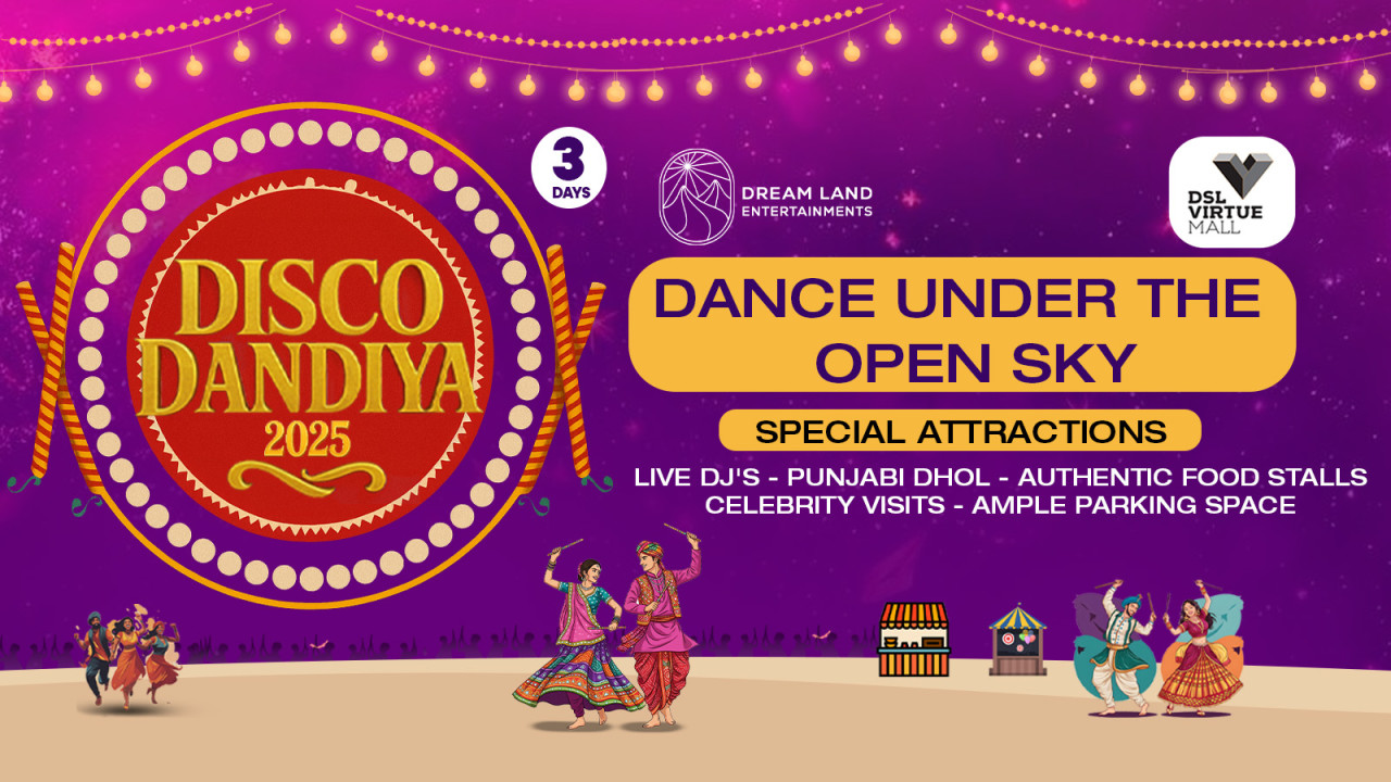 Disco Dandiya 2025 at DSL Virtue Mall