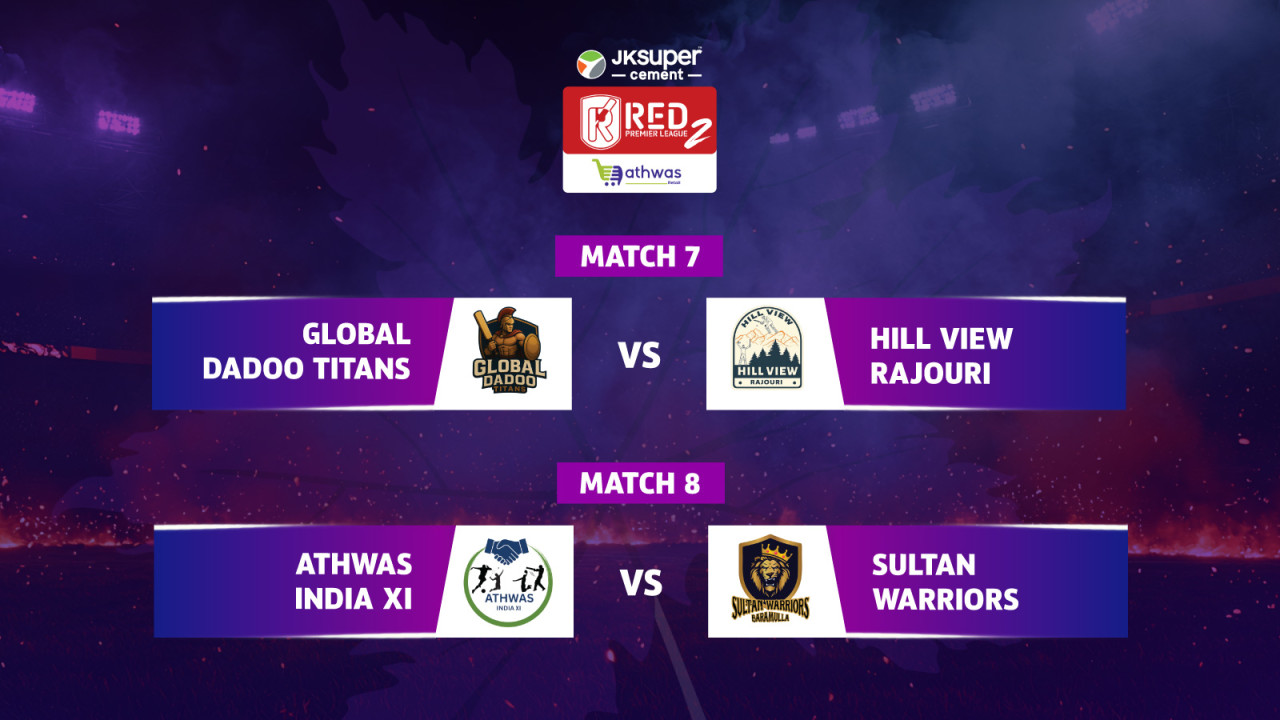 RPL 2025 - Global Dadoo Titans vs Hill View Rajouri & Athwas India XI vs Sultan Warriors