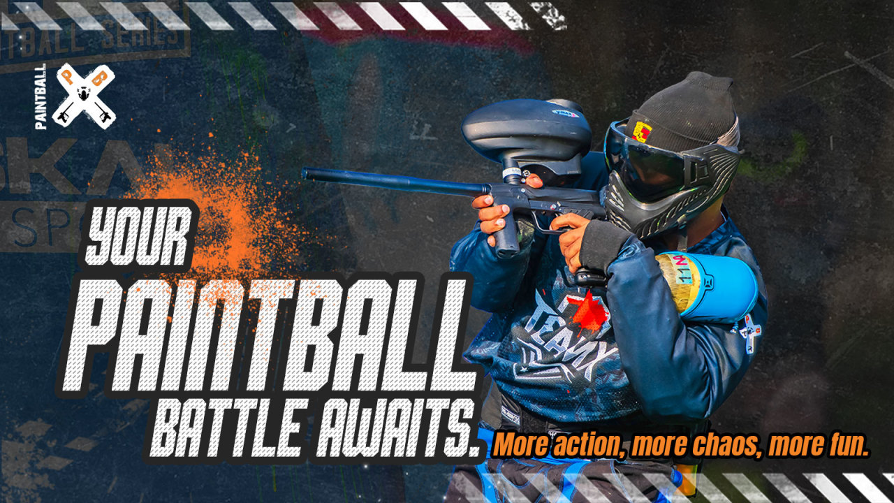 Paintball Battle with Paintball X