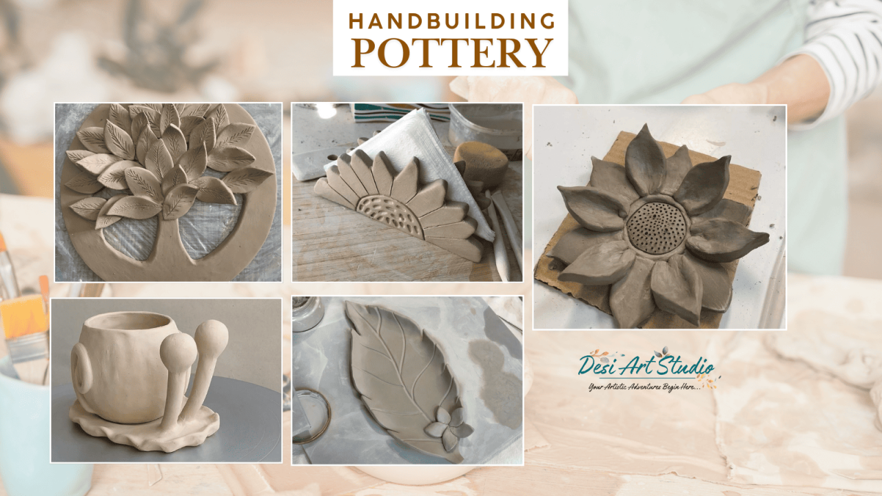 Handbuilding Pottery Workshop | Desi Art Studio