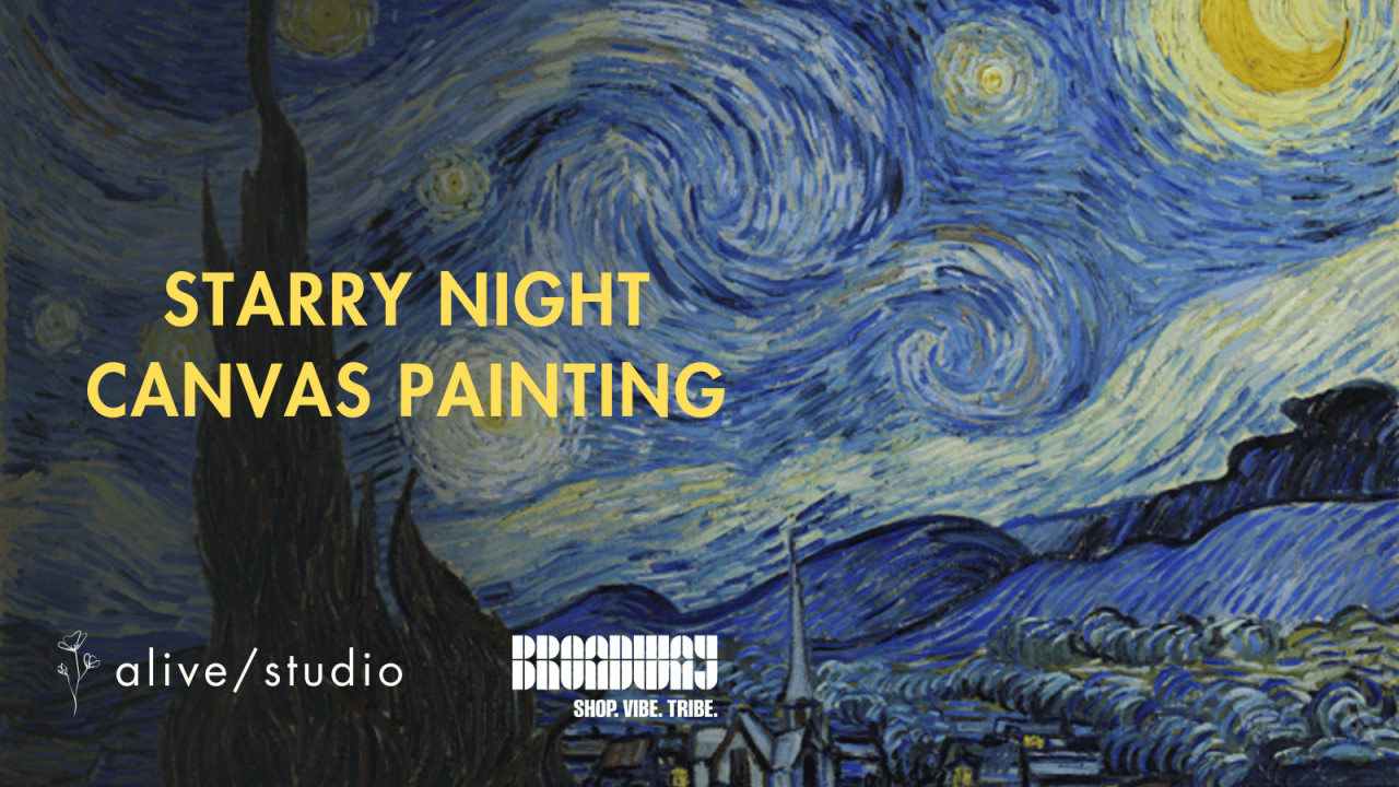 Sip and Paint Saturday at Broadway
