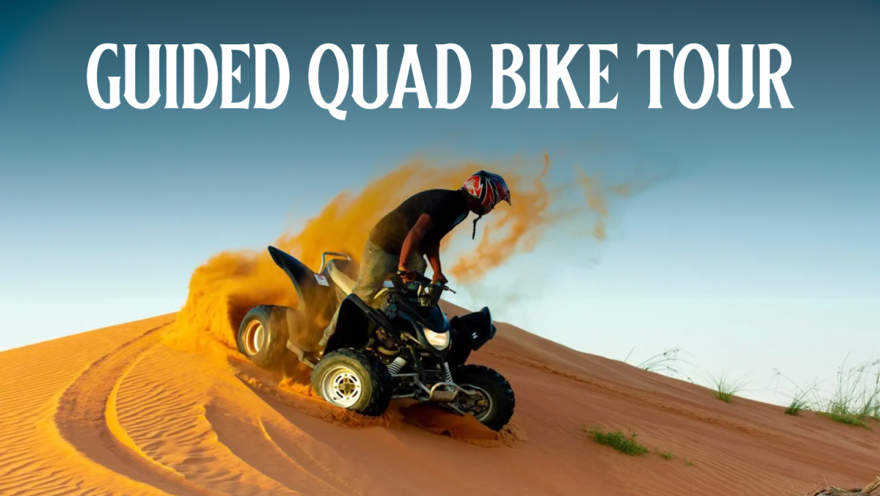Guided Quad Bike Tour in Ras Al Khaimah with transfers in Ras Al Khaimah (Min 2 Pax)