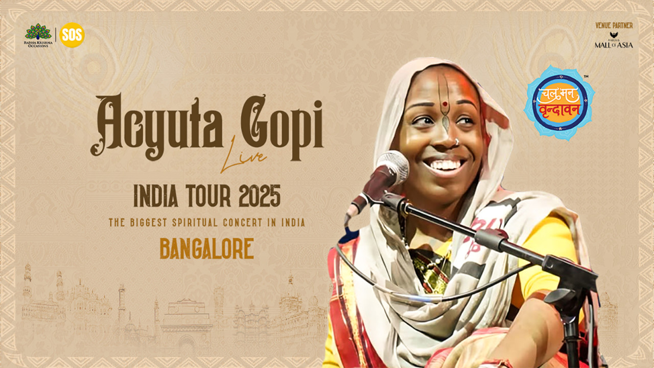 Chal Man Vrindavan ft. Acyuta Gopi Live | Bangalore