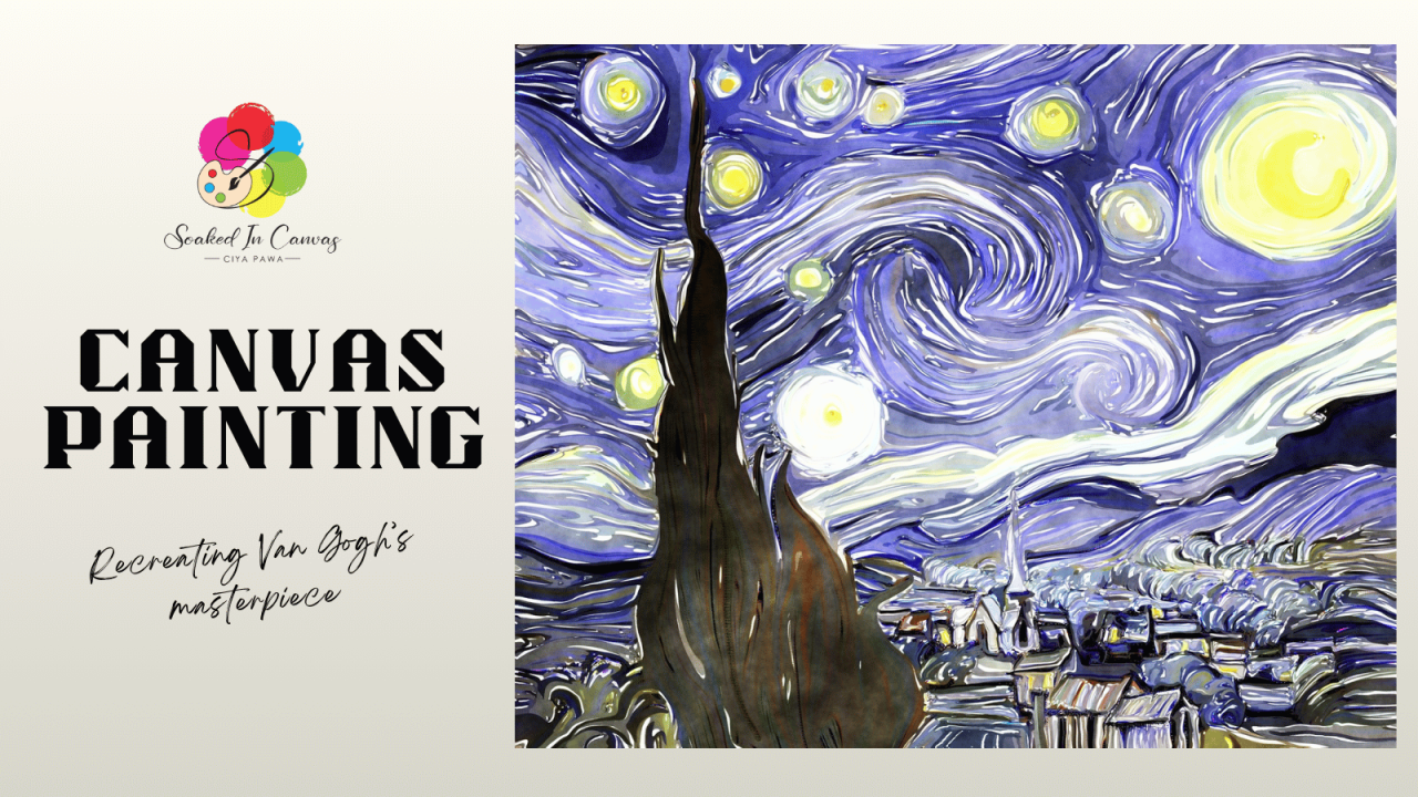 Canvas Painting - Van Gogh Starry Night