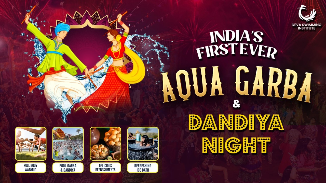 India's First Pool Garba and Dandiya Night