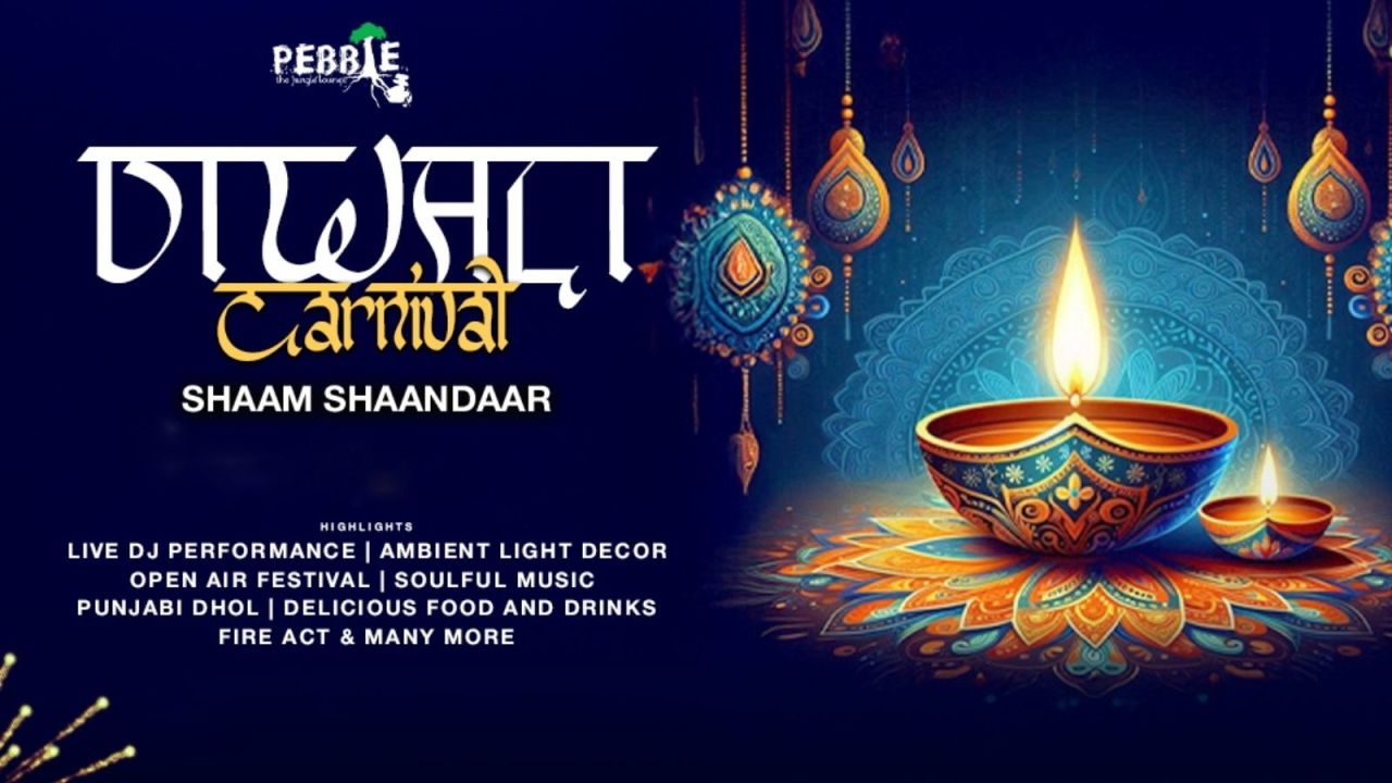 Diwali carnival at Pebble The Jungle Lounge