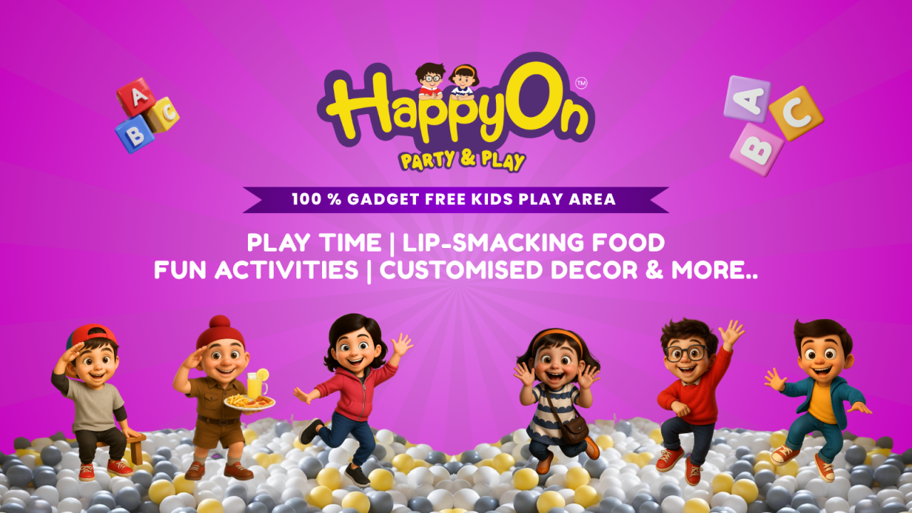 HappyOn Party & Play Area | Sindhubhawan - Ahmedabad