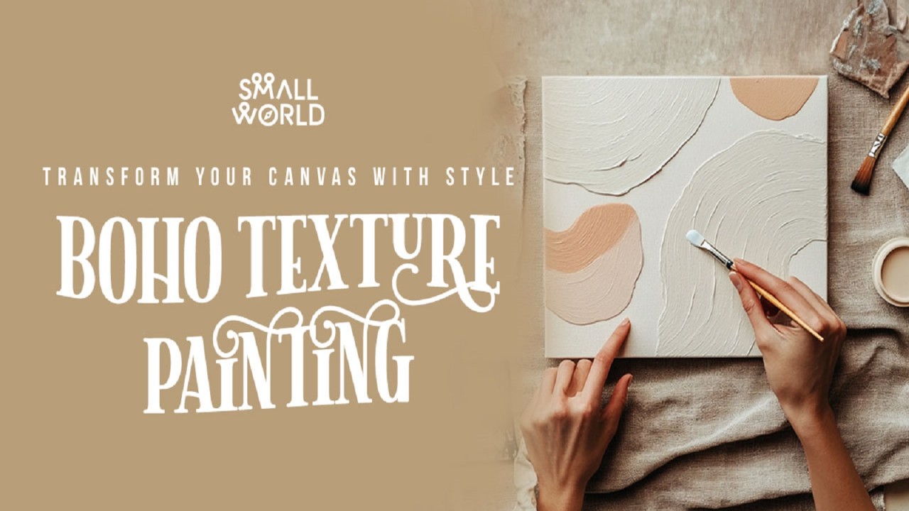 Boho Texture Painting