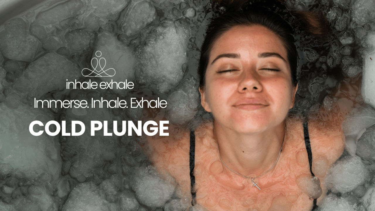 Cold Plunge : Ice Bath at Inhale Exhale Pilates & Yoga Studio