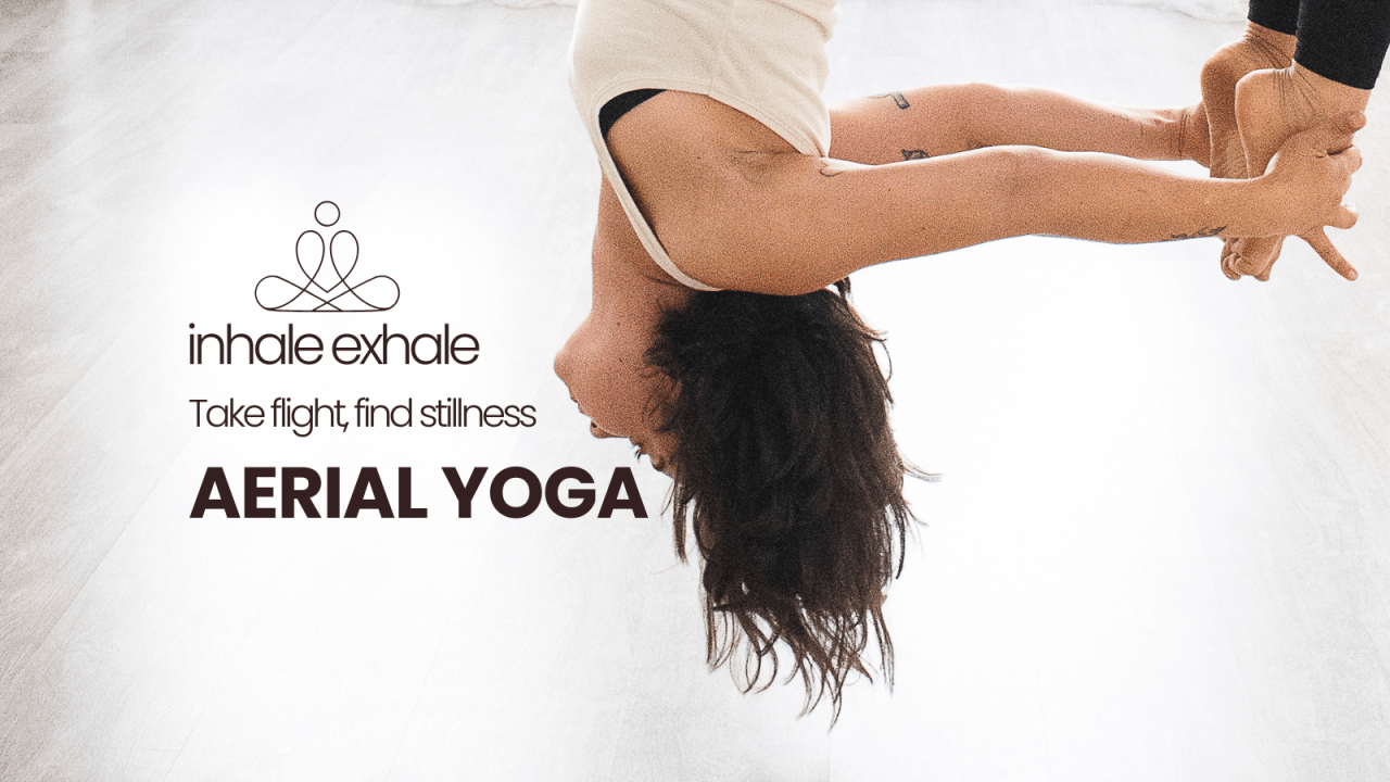 Aerial Yoga Unfolded at Inhale Exhale Pilates & Yoga Studio
