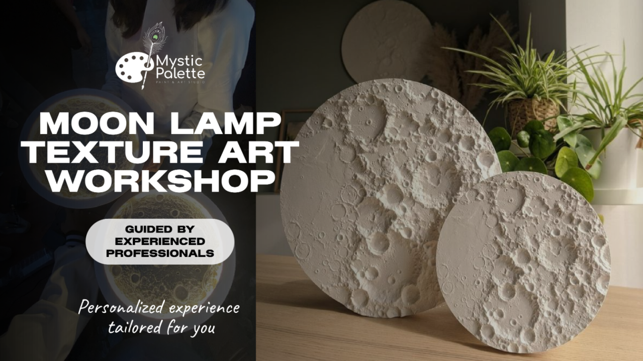 Moon Lamp Texture Art Workshop