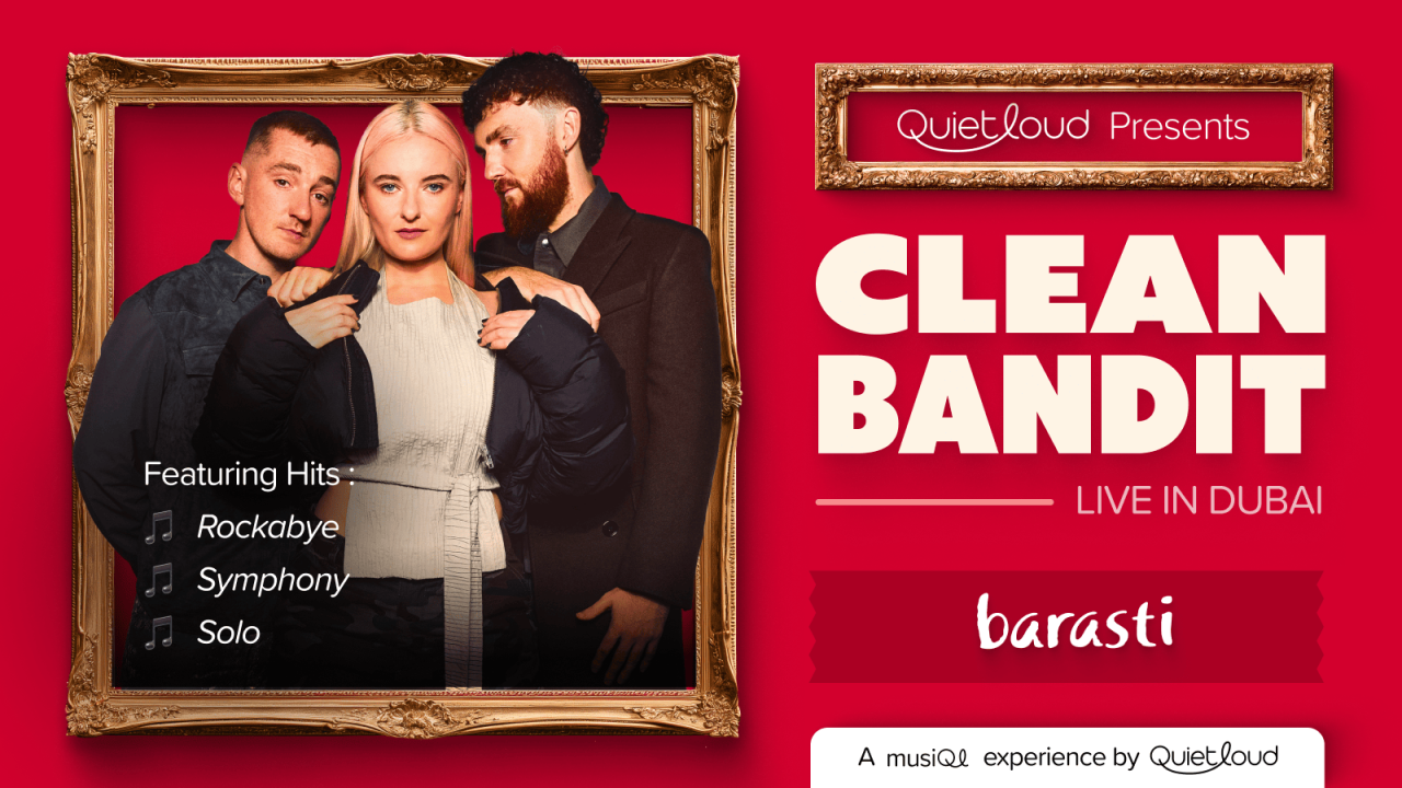 Clean Bandit Live at Barasti in Dubai