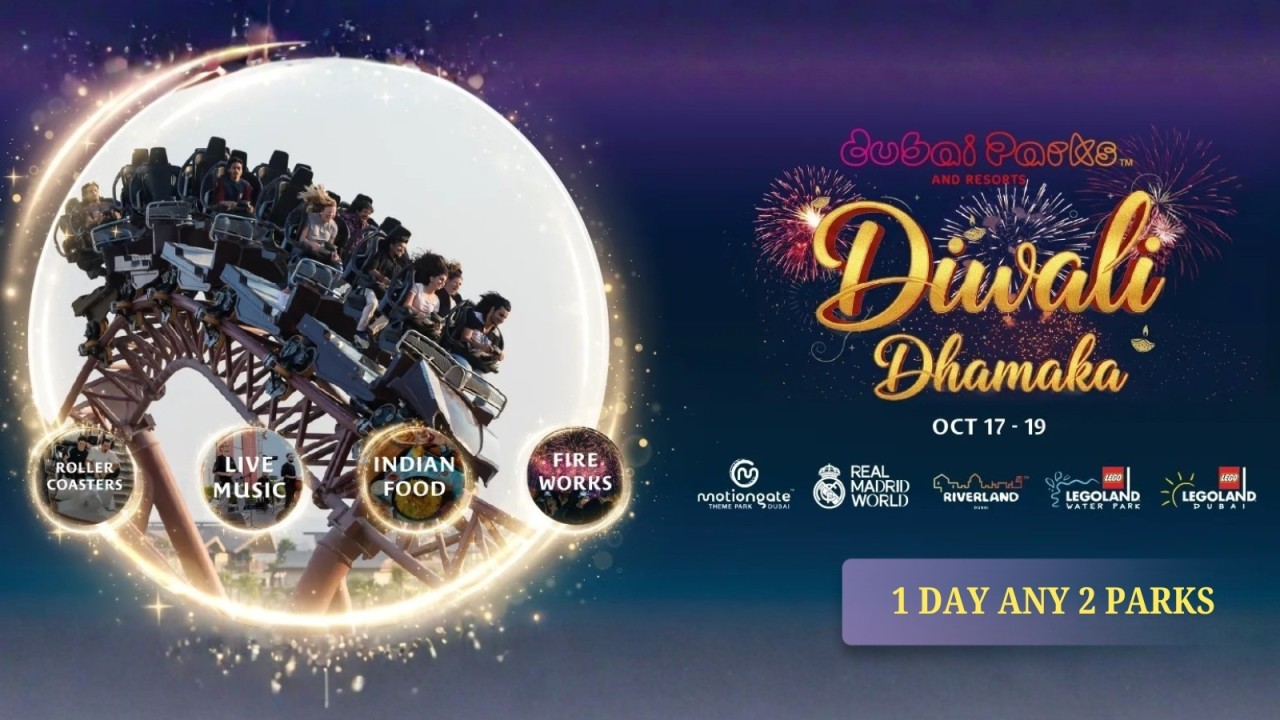 Diwali Special - 1 Day Any 2 Parks - Indian Nationals