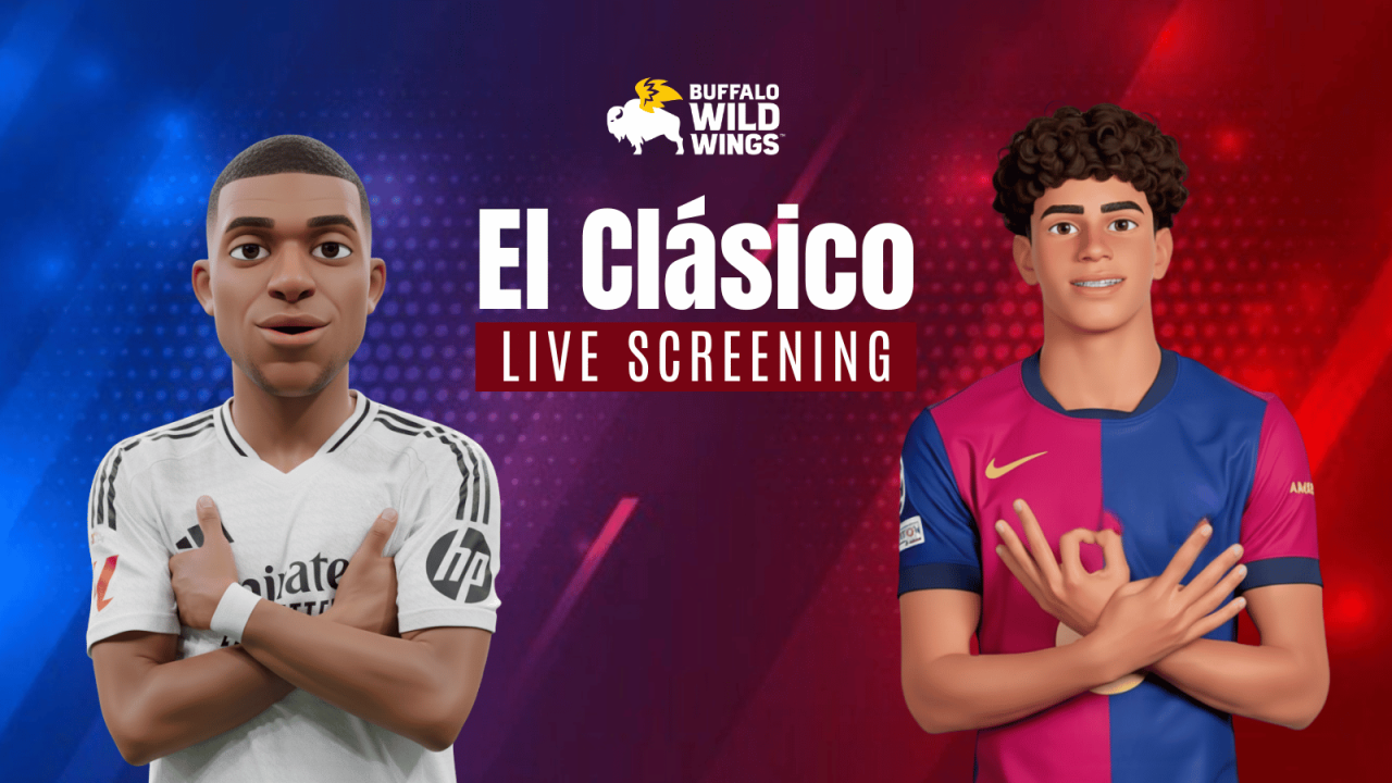 Screening of El Clásico Real Madrid vs FC Barcelona BWW