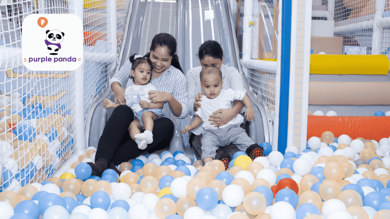 Purple Panda Kids Play Area