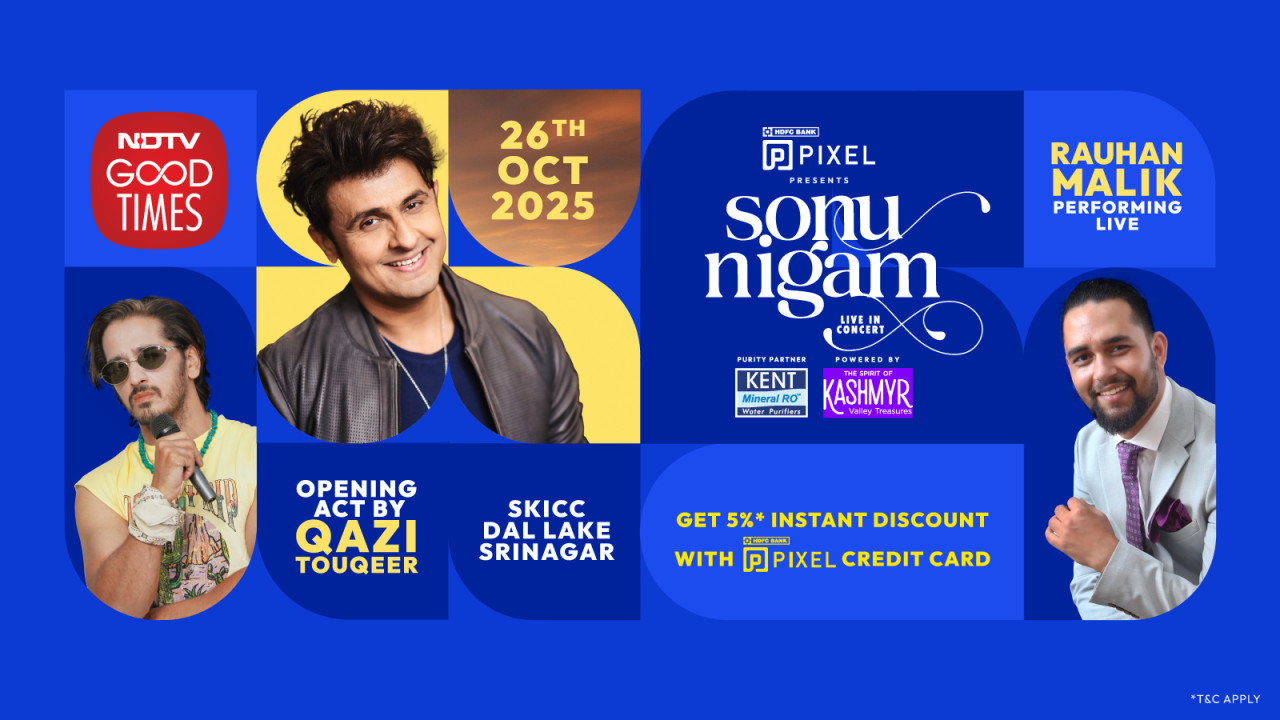Sonu Nigam Live | Opening act by Qazi Touqeer & Rauhan Malik at Dal Lake
