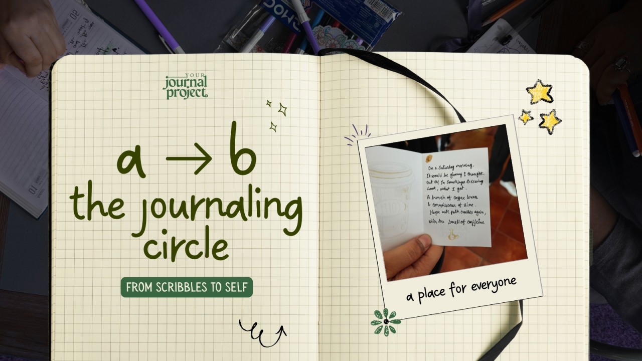 a → b the journaling circle with your Journal Project