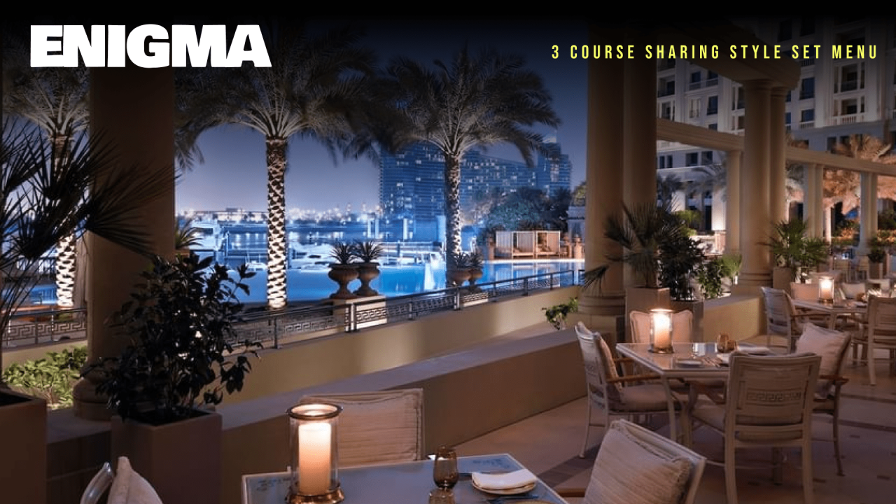 Enigma - 3 Course Sharing Style Set Menu 