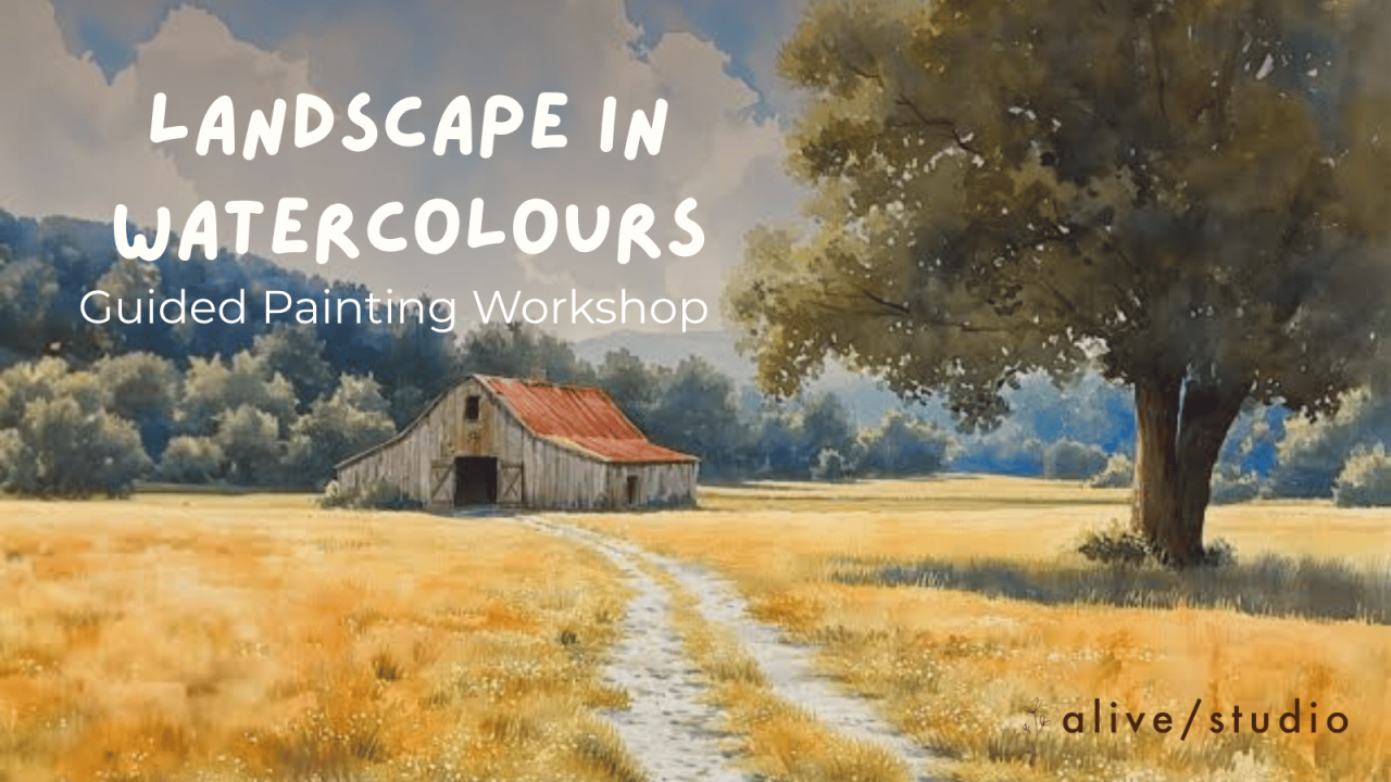 Watercolor Landscape Painting