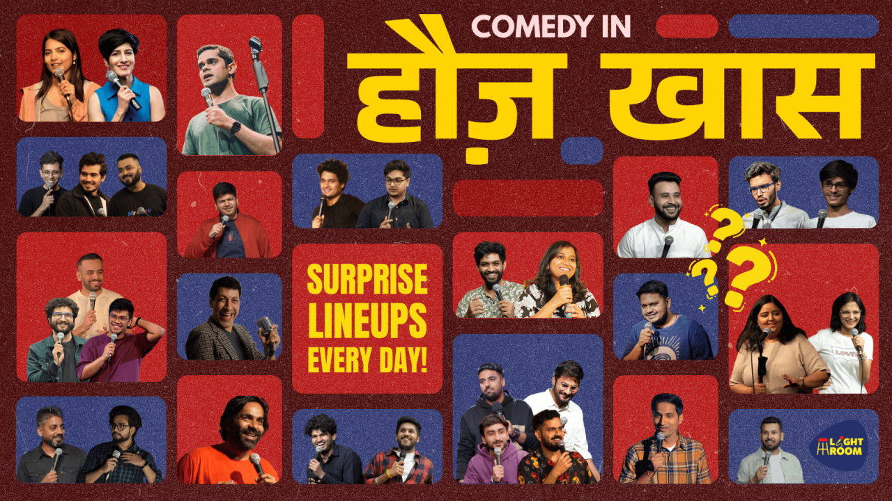 Comedy In Hauz Khas : A Multi Comic Lineup Show